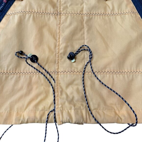 Vtg Chaps Ralph Lauren Jacket Sailing Yachting Mens Size XL Yellow Windbreaker - Picture 6 of 8